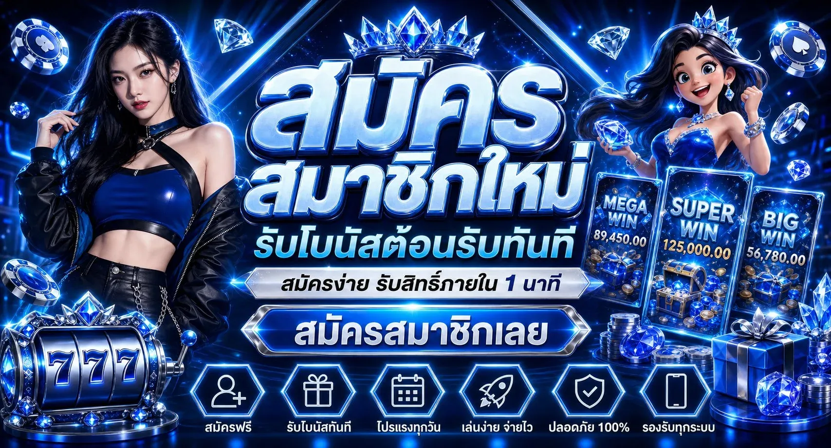 โปรโมชั่น Mone88 โบนัสสมาชิกใหม่ 100%